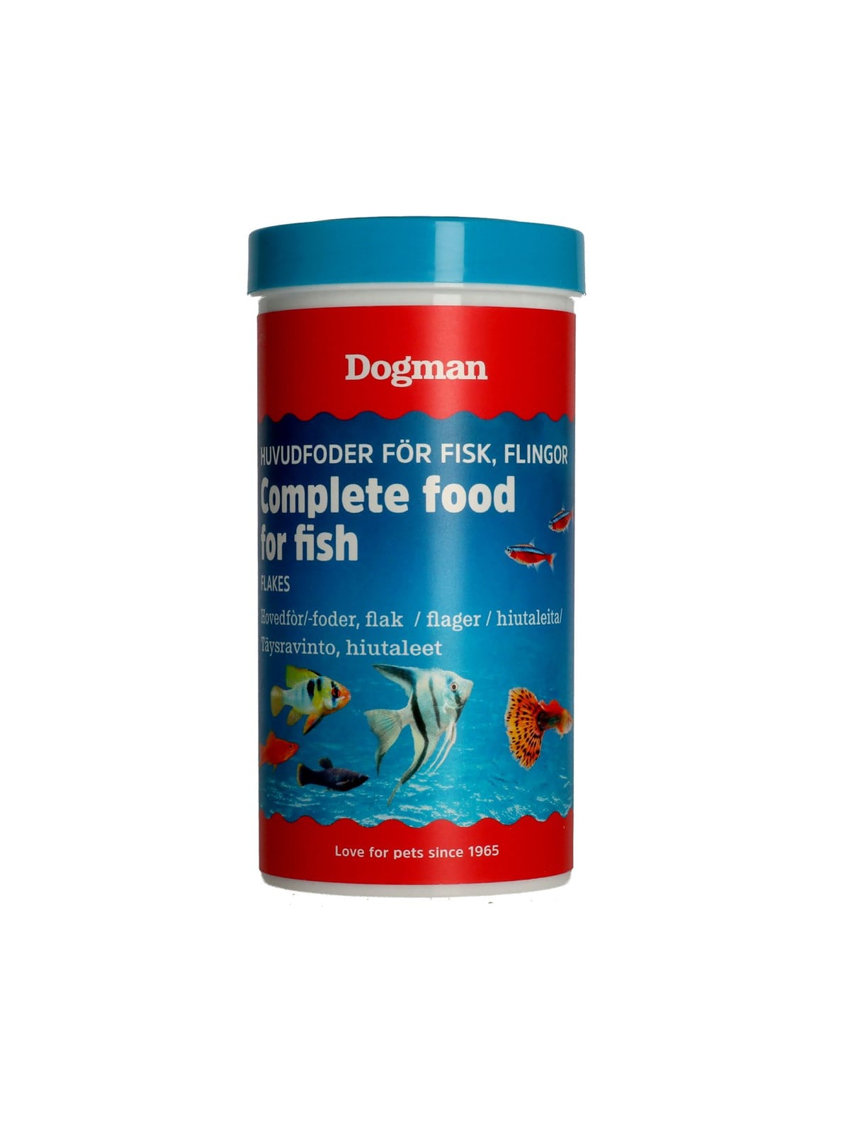 Dogman Alleinfutter Flockenfutter für Fische 250ml