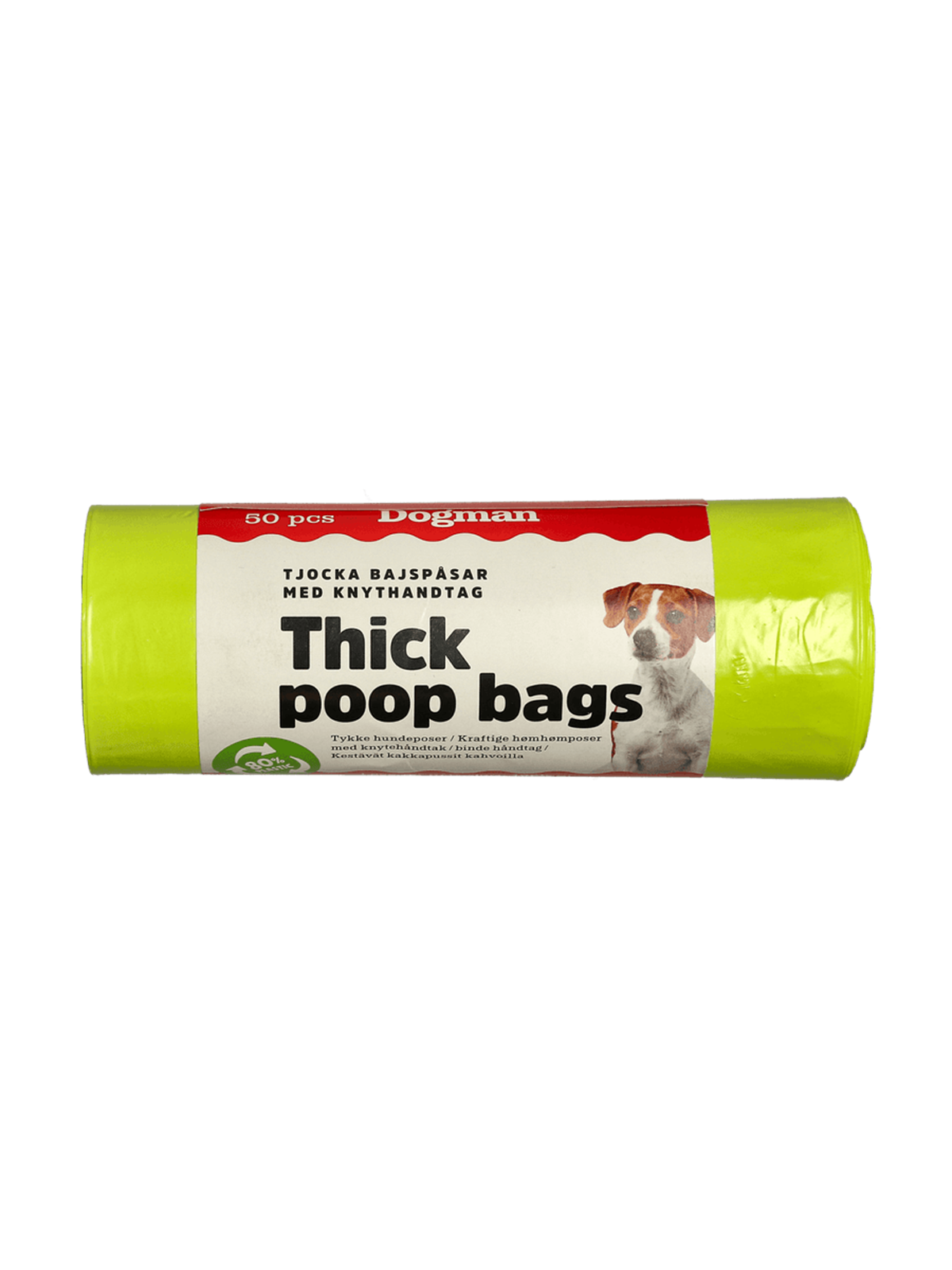 Dogman Dicke Kotbeutel Mit Bindehenkeln Lime (50er-pack) - Hunde - 738831