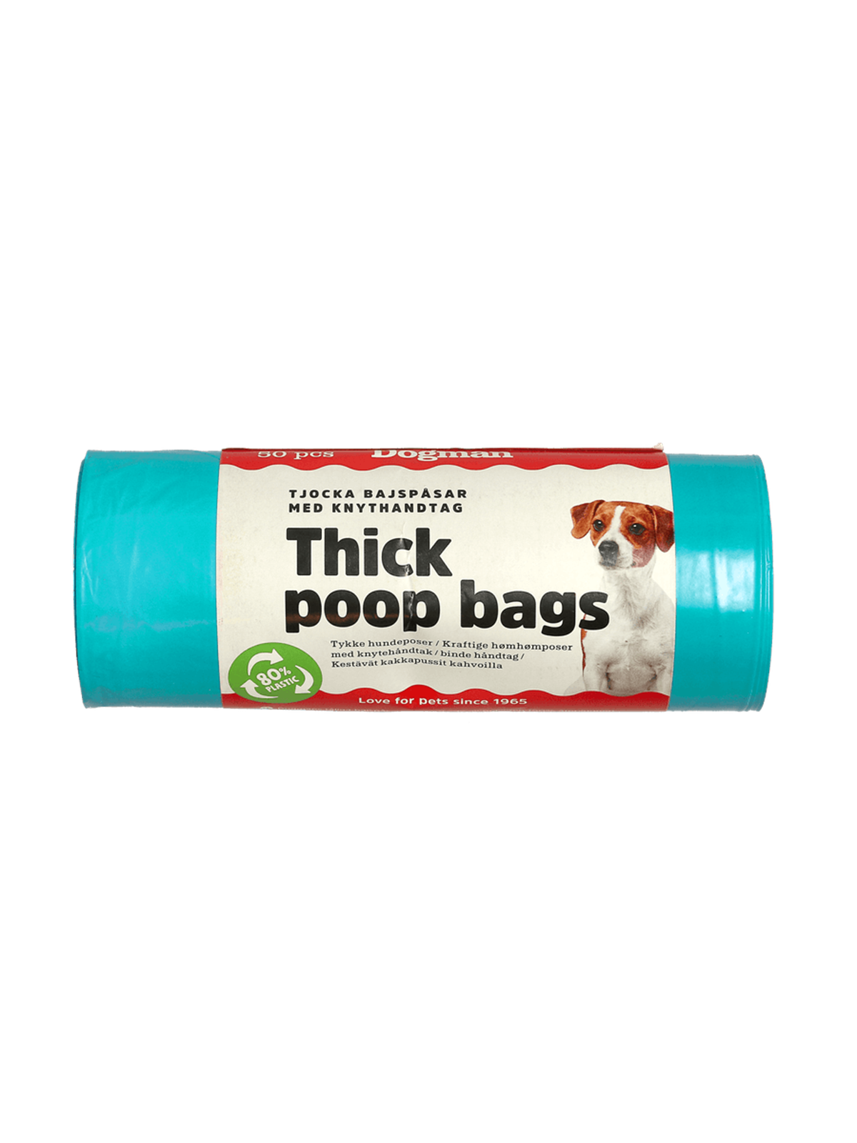 Dogman Dicke Kotbeutel Mit Bindehenkeln Türkis (50er-pack) - Hunde - 738836