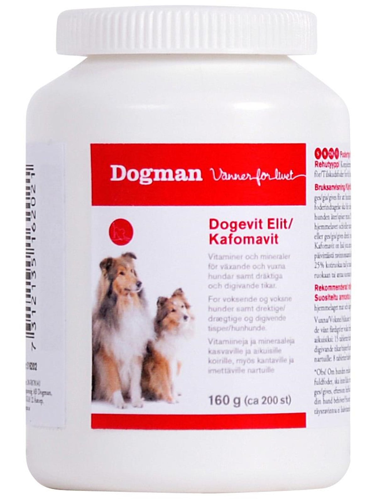 Dogman Dogevit Elit Kafomavit 200pcs - Hunde - 516202