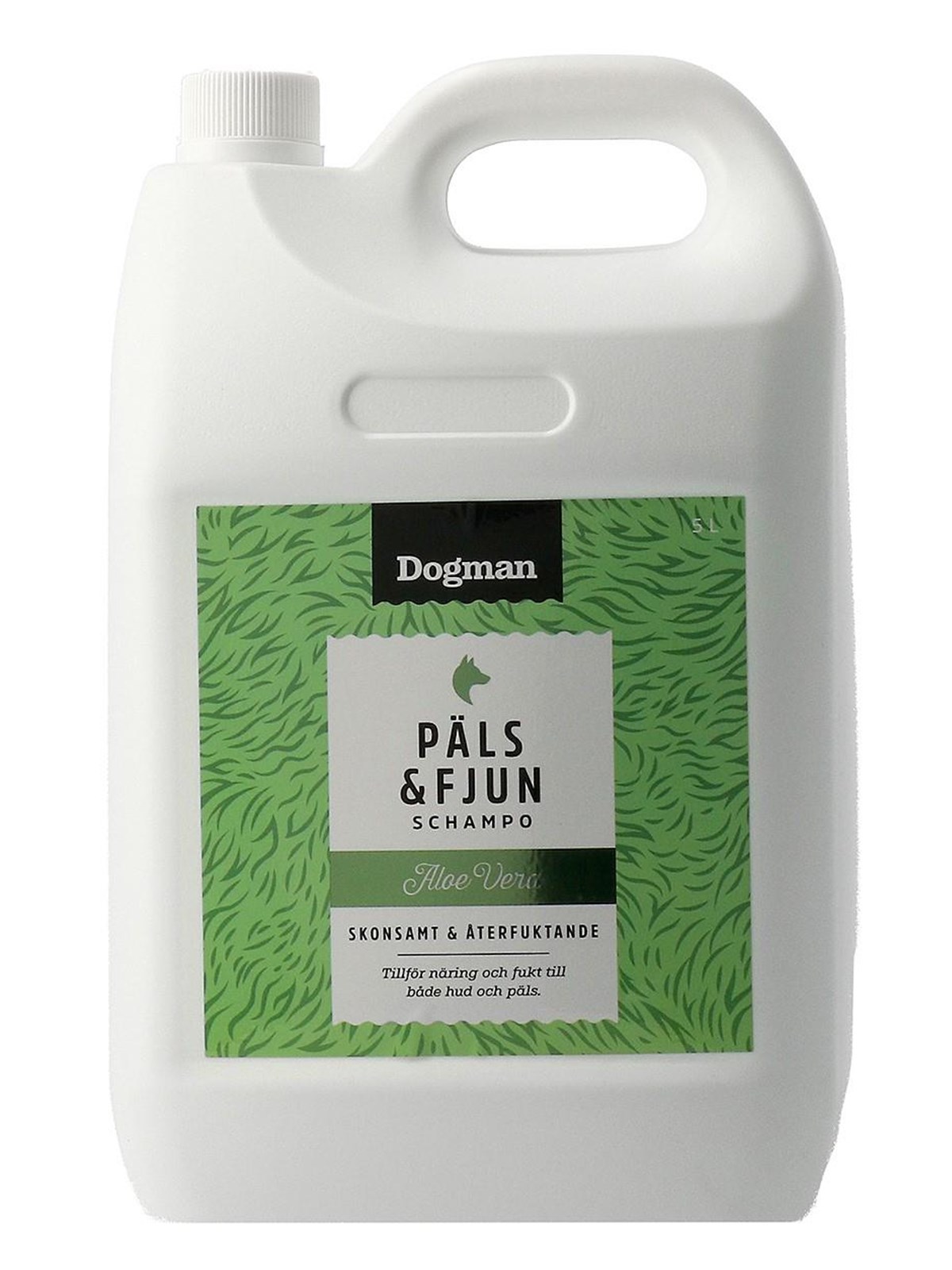 Dogman Fell & Flaum Shampoo Aloe Vera 5L - Hunde - 603302