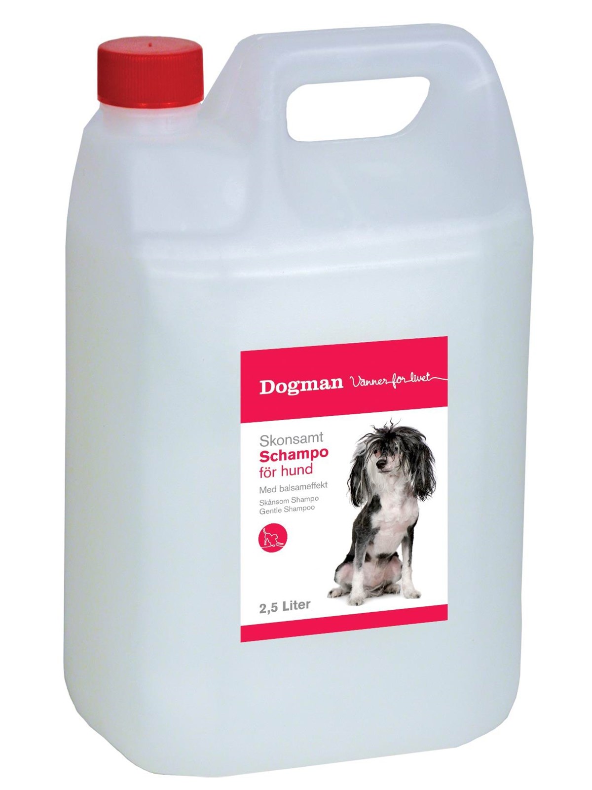 Dogman Sanftes Hundeshampoo - Mild Und Feuchtigkeitsspendend 2,5L - 604200