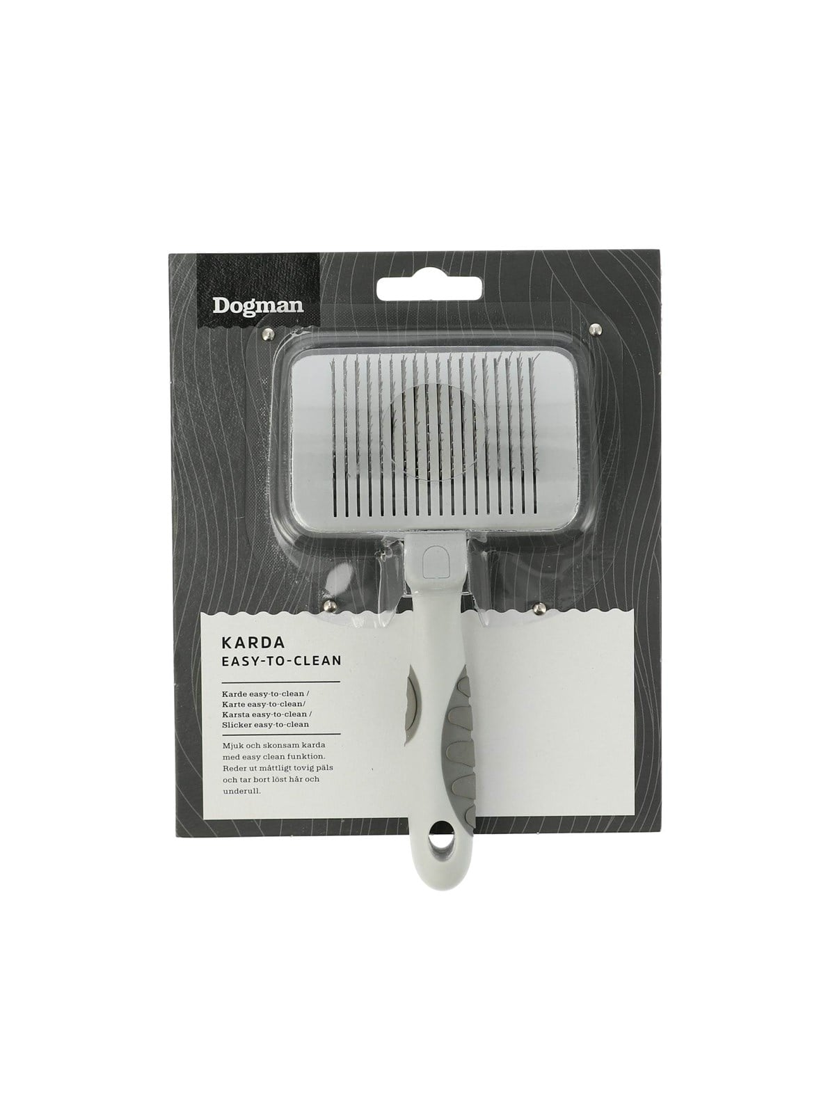 Dogman Easy-to-clean Slicker-bürste - Hunde - 660302
