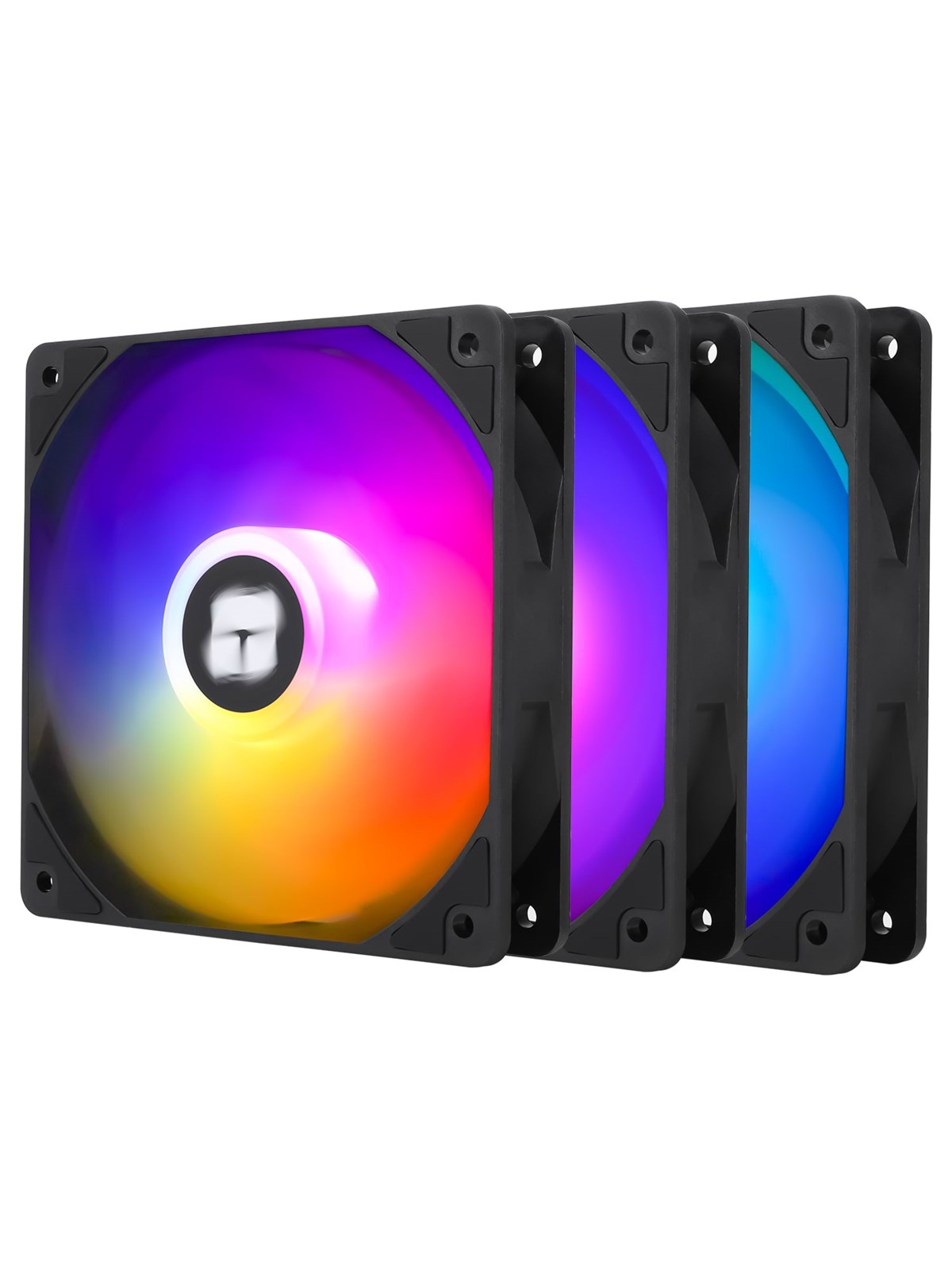 Thermalright Tl-c12c-s Argb - Black (3-pack) - Gehäuselüfter - 120mm - Schwarz Mit Rgb Led - 26 Dba - Gehaeuseluefter - Tl-c12c-s-3b