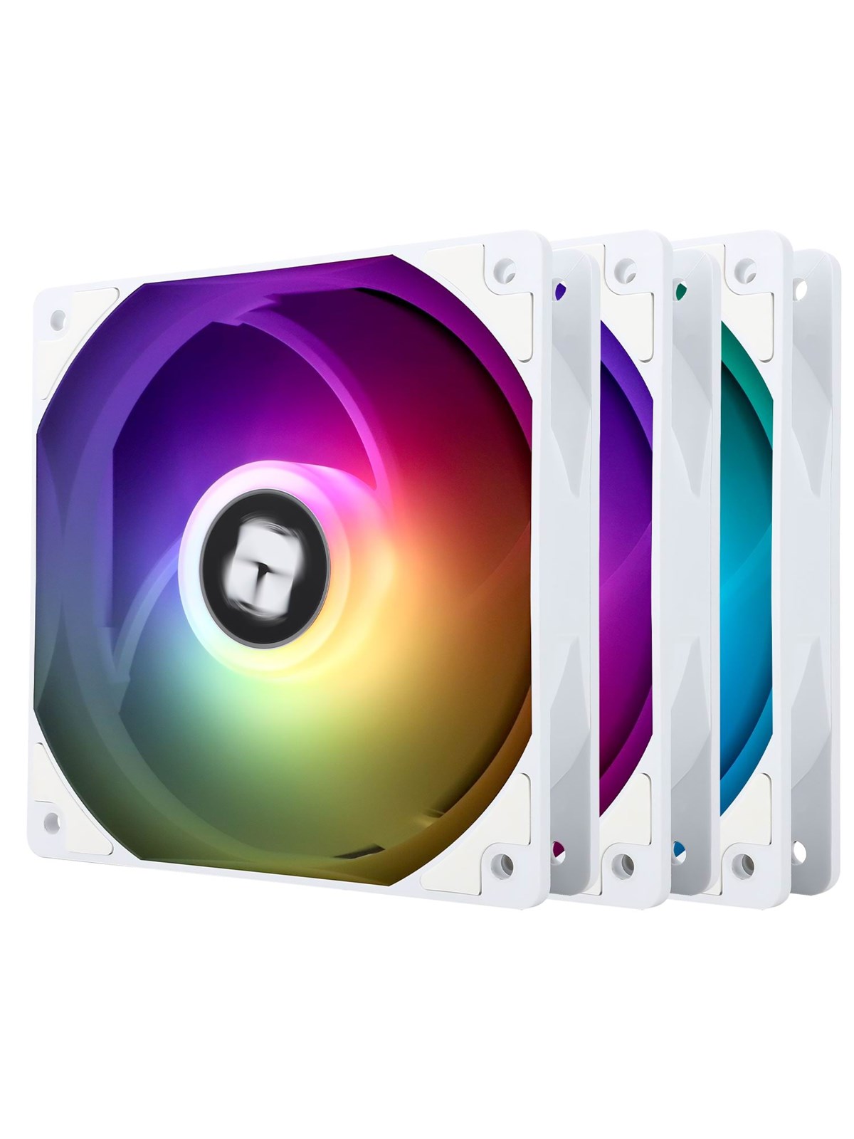 Thermalright Tl-c12cw-s Argb - White (3-pack) - Gehäuselüfter - 120mm - Weiß Mit Rgb-beleuchtung - 26 Dba - Gehaeuseluefter - Tl-c12cw-s-3w