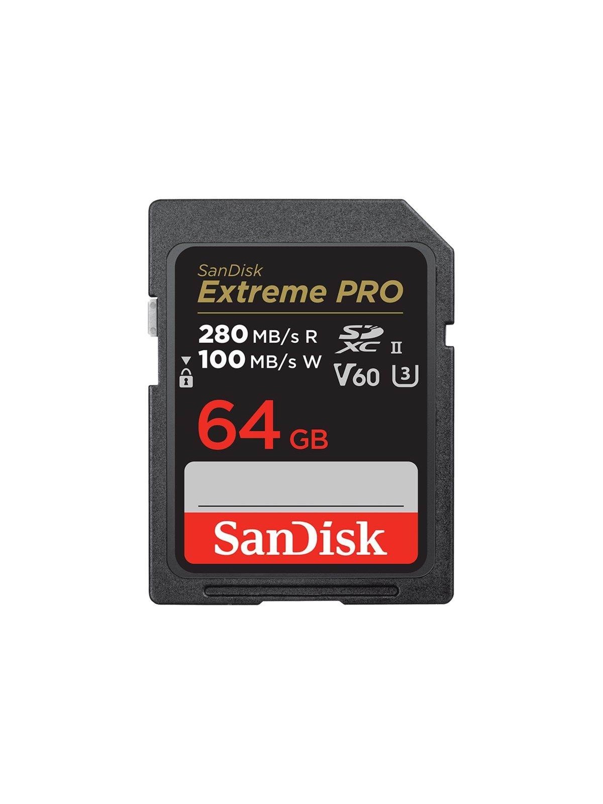 Sandisk Extreme Pro - SD - 280mb/s - 64gb - Speicherkarten - Sdsdxep-064g-gn4in