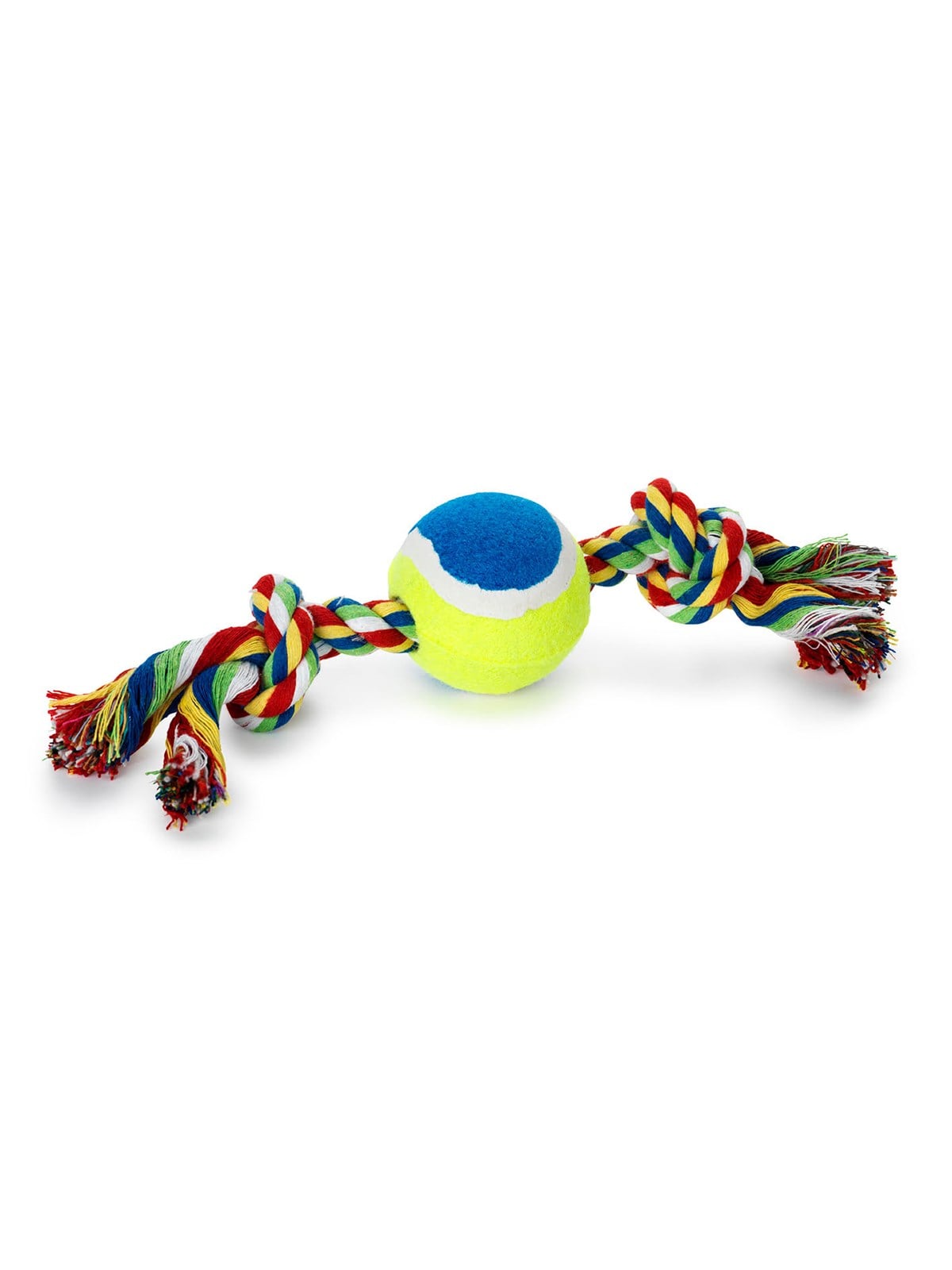 Dogman Rope Toy With Tennis Ball 16mmx30cm - Hunde - 325144