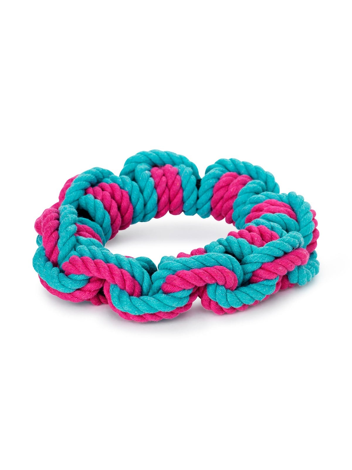 Dogman Hundespielzeug Rosa Seilring 16cm - 333555