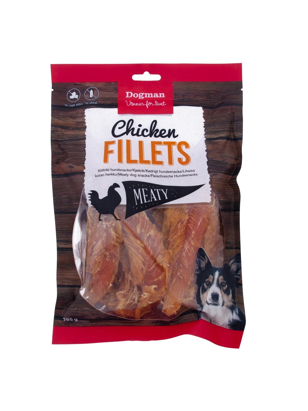 Dogman Meaty Chicken Fillets Dog Treats 285g