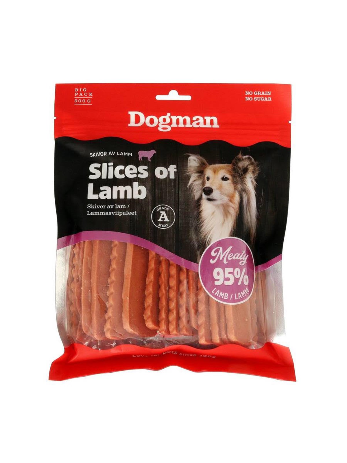 Dogman Meaty Lammfleischscheiben Hundeleckerlis 300g - 479339