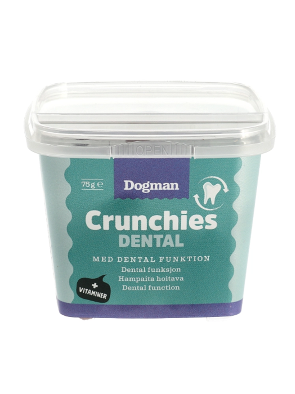 Dogman Crunchies Dental Cat Treats 75g - Katzen - 438681