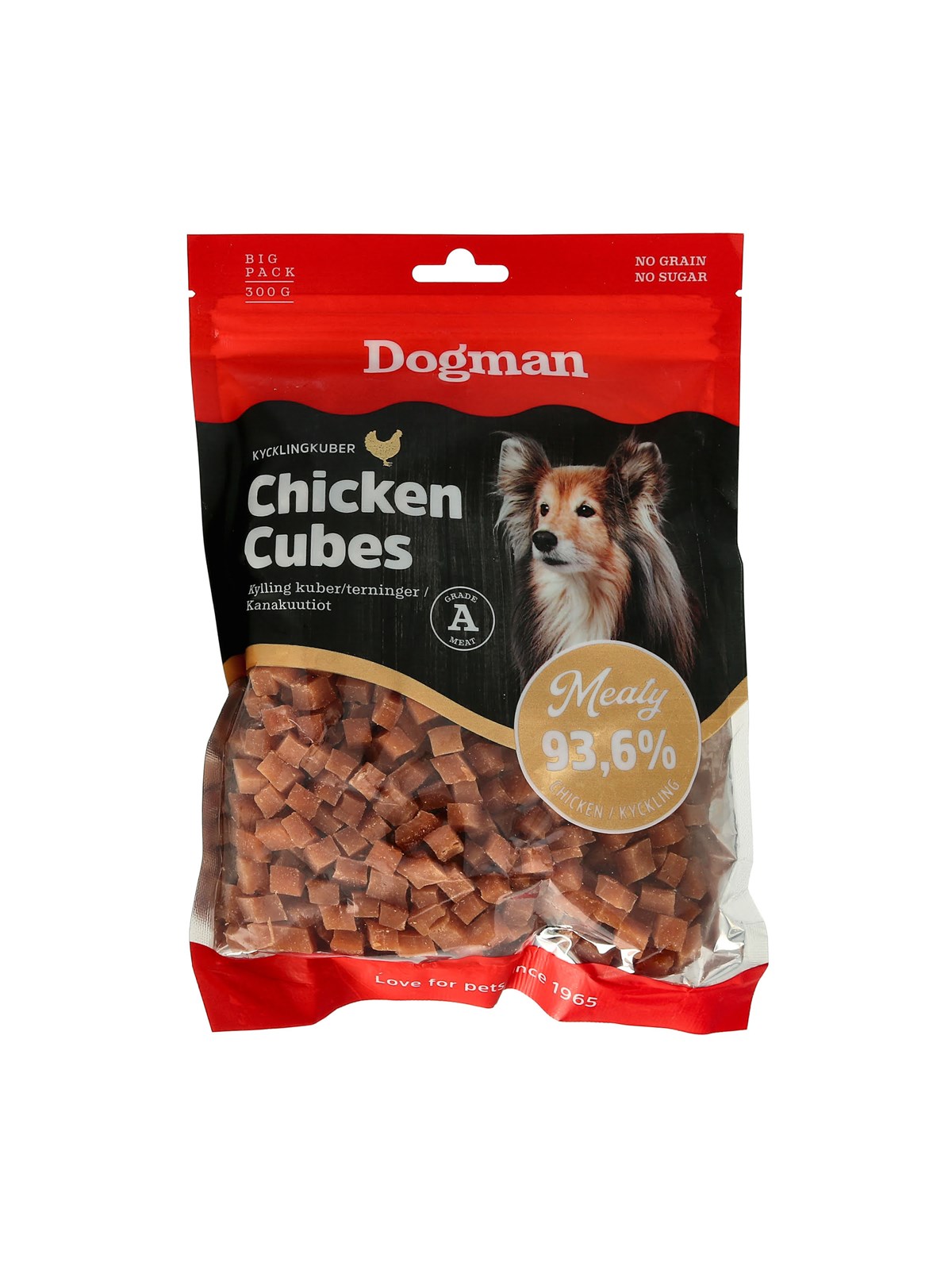 Dogman Meaty Hähnchenwürfel Hundeleckerlis 300g - 310432