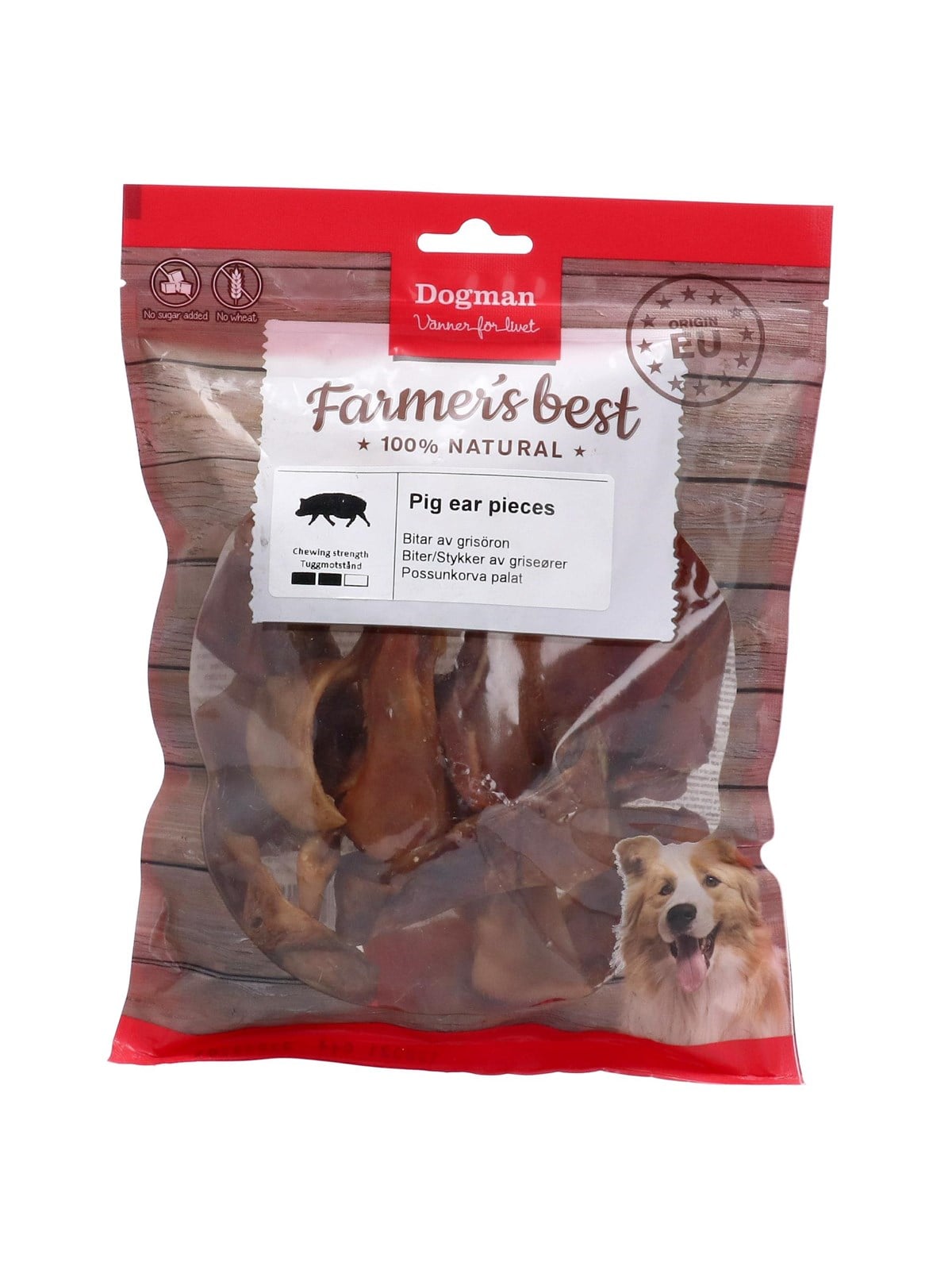 Dogman Dried Ears Pork Pieces - Hunde - 480177