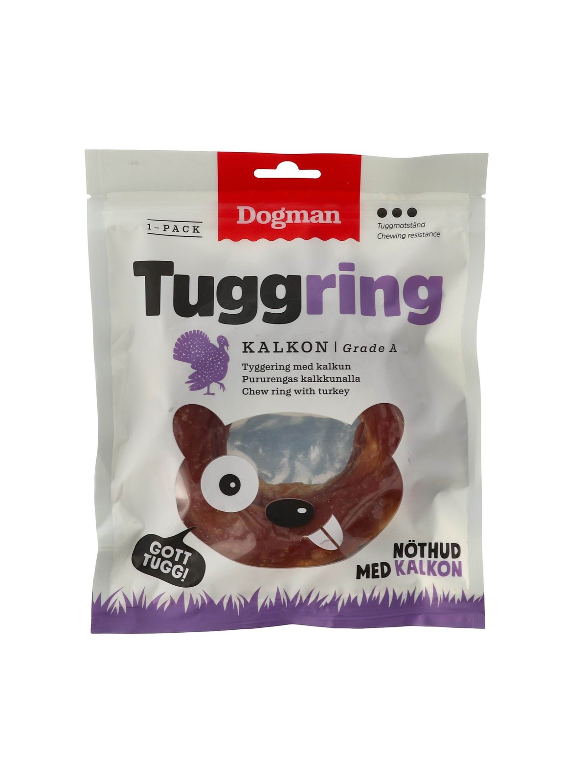 Dogman Hundeleckerlis Kauring Truthahn 160g - 310447