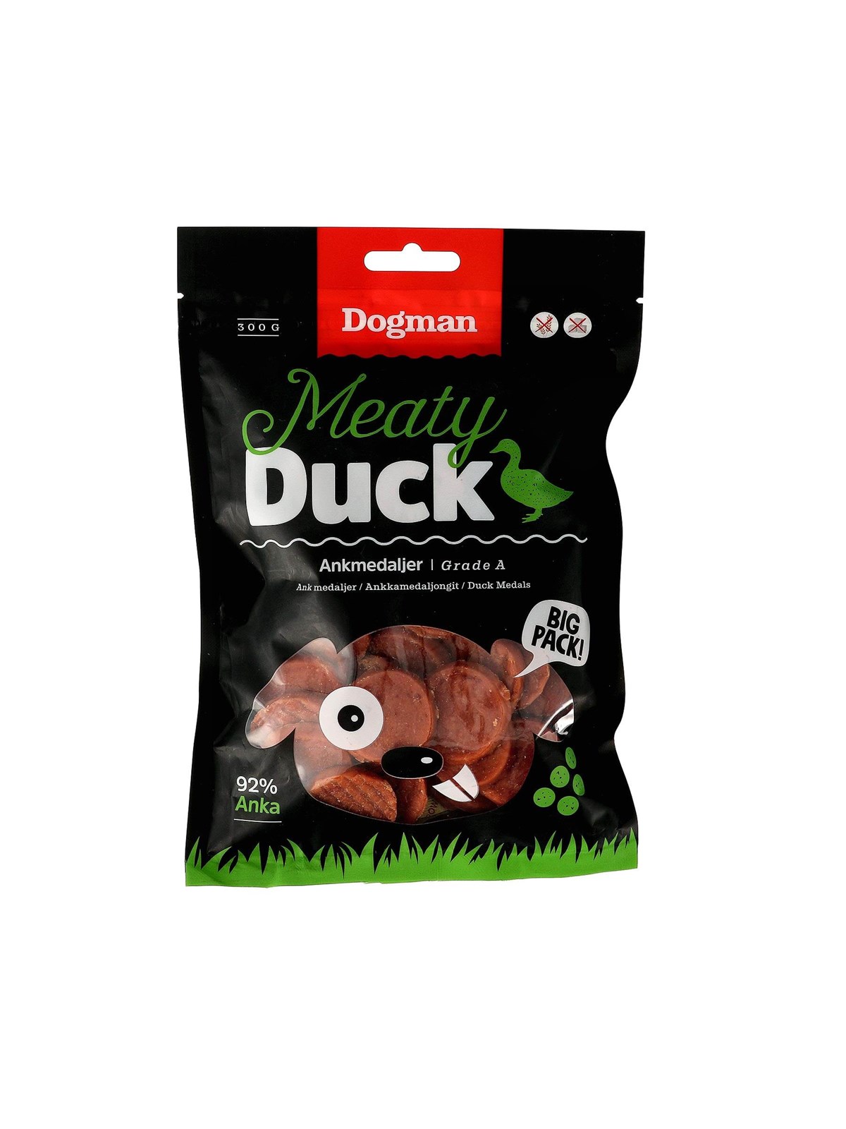 Dogman Meaty Fleischige Entenmedaillen Hundeleckerlis 300g - 310439