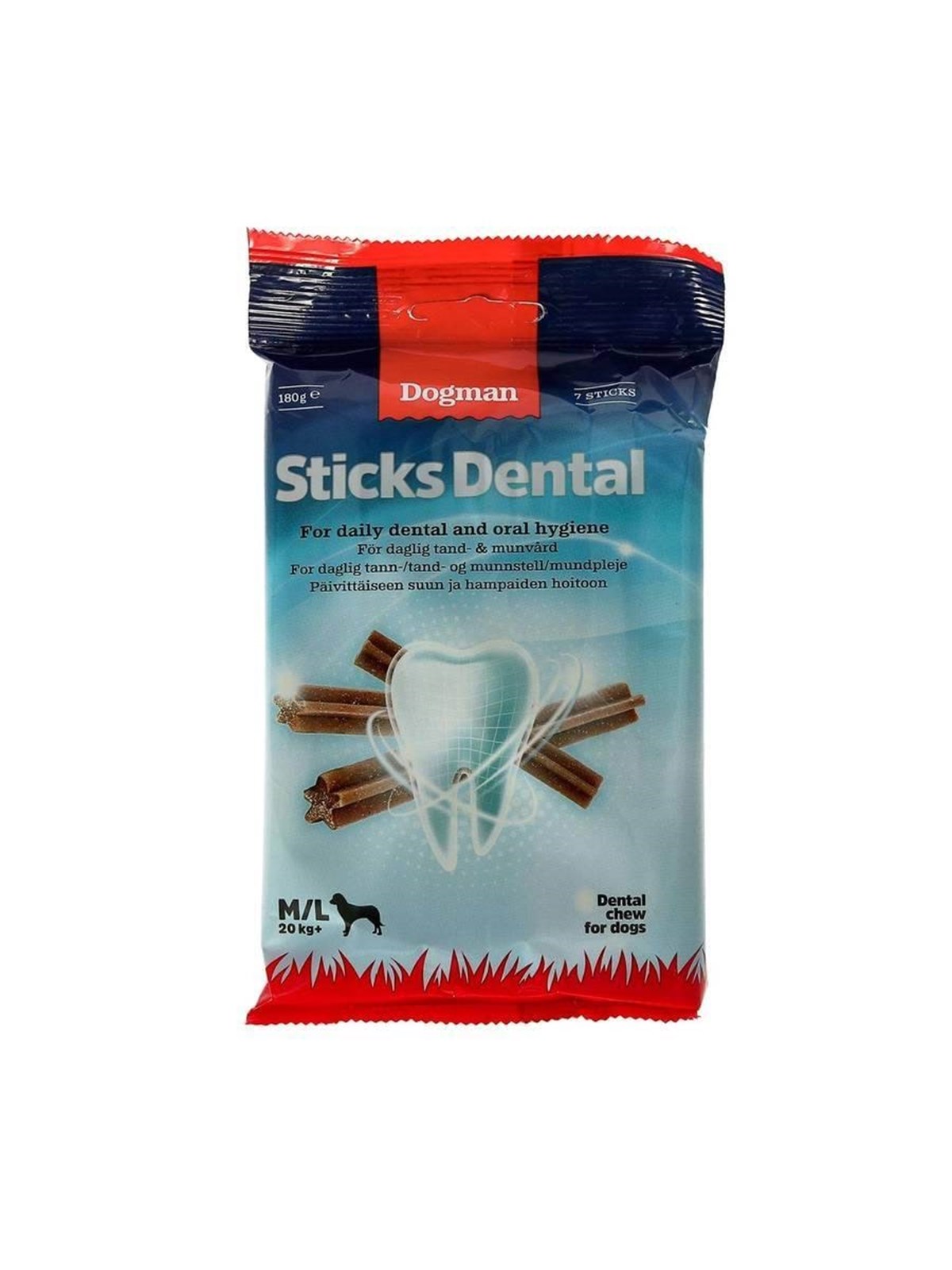 Dogman Sticks Dental Box M/l (7-pack) - Hunde - 479182