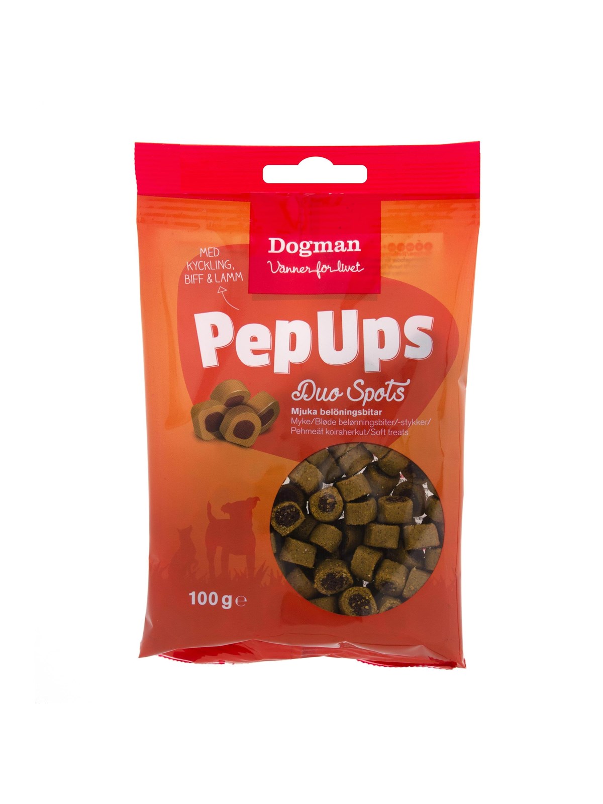 Dogman PepUps duo spots 3flavor