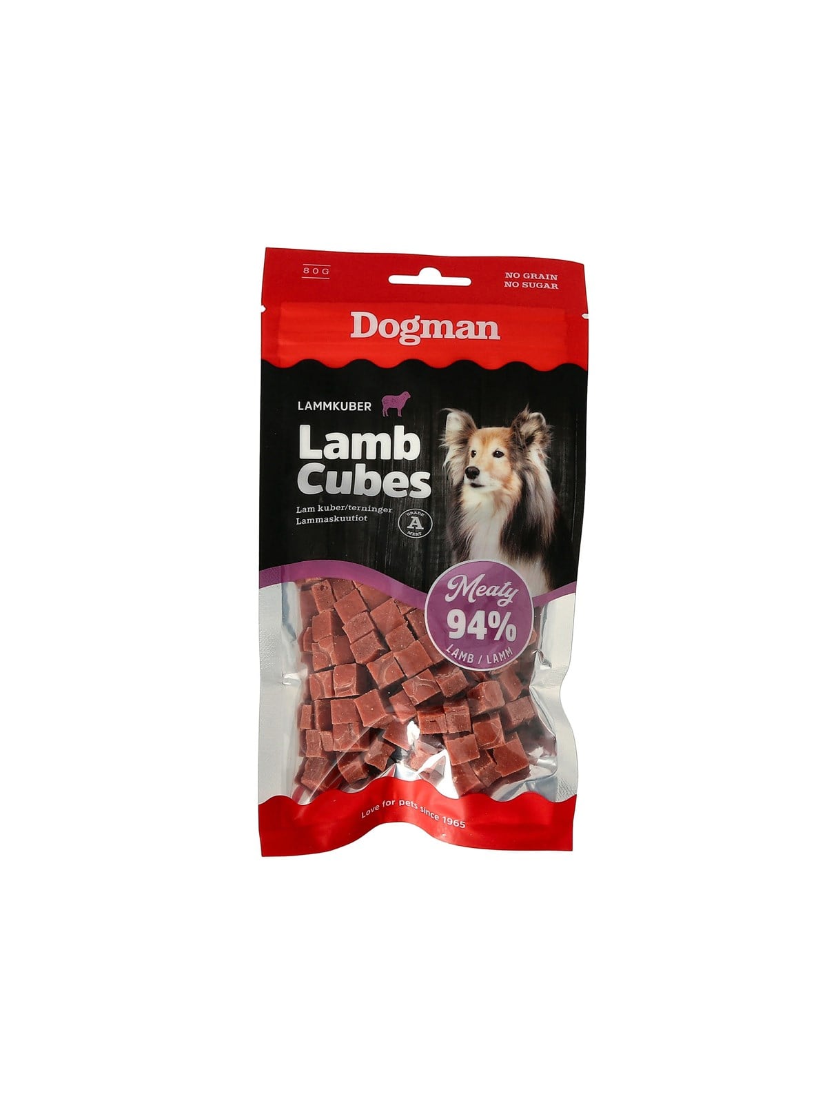 Dogman Meaty Lammwürfel Hundeleckerlis 80g - 310426