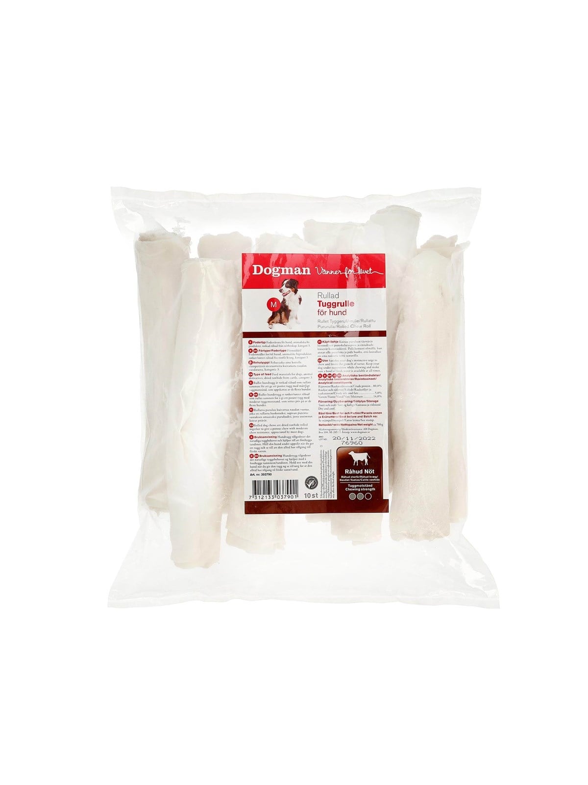 Dogman Kaurollen 20cm 700g (10er-pack) - Hunde - 303790
