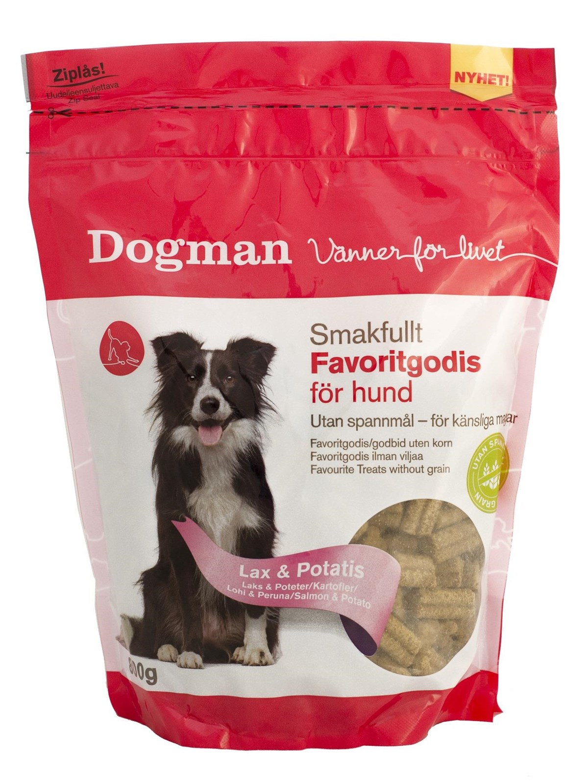 Dogman Hundesnacks Favoritgodis Lachs Und Kartoffel 800g - 448911