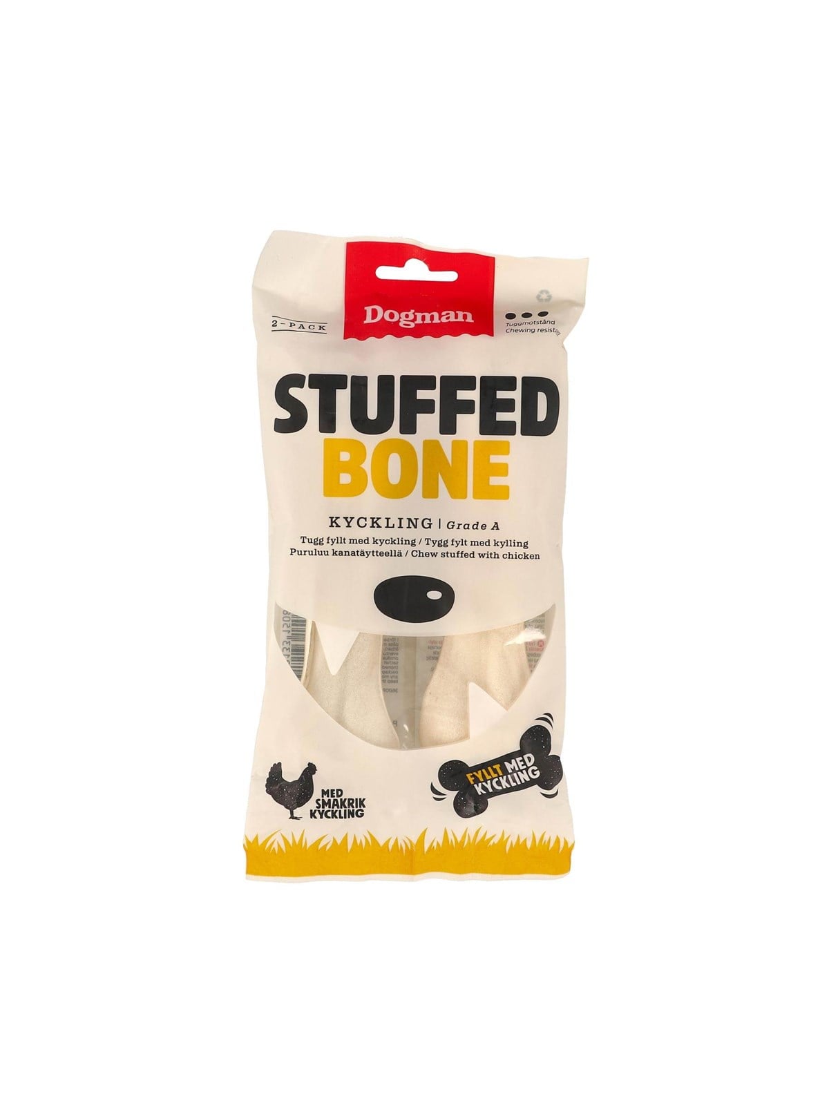 Dogman Chicken Stuffed Bone 2p - Hunde - 315081
