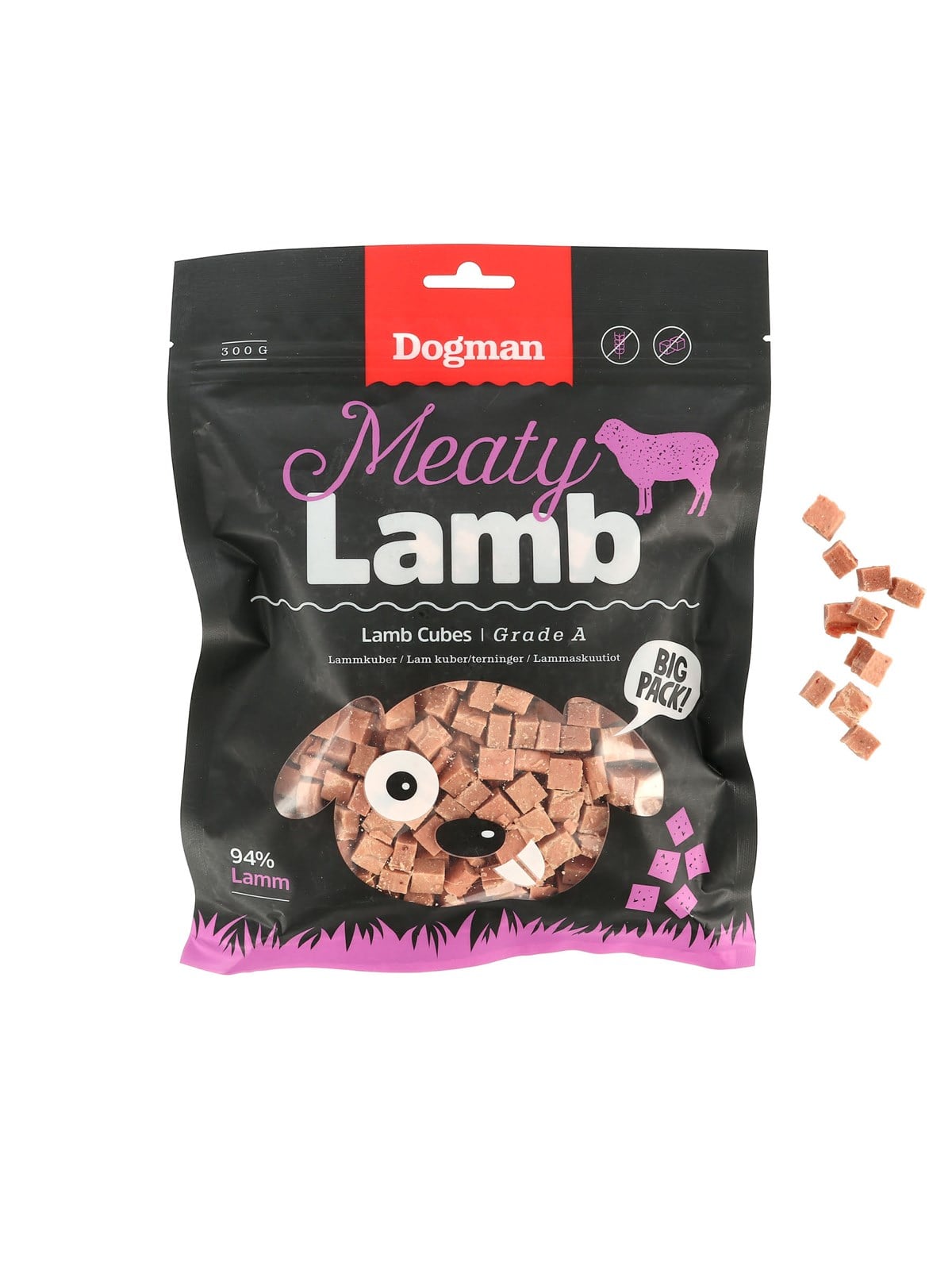 Dogman Meaty Lammwürfel Hundeleckerlis 300g - 310436