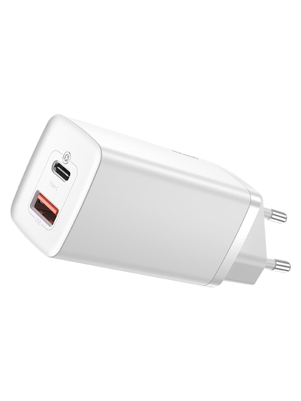Baseus Quick Travel Charger Gan2 Lite Usb+C 65w EU - Handys Adapter Und Ladegeraete - Ccgan2l-b02