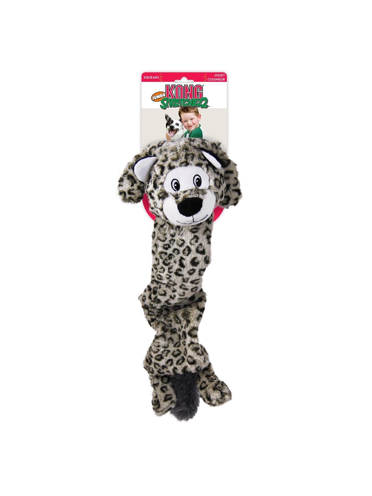 Kong Toy Stretchezz Snow Leopard - Hunde - 340572