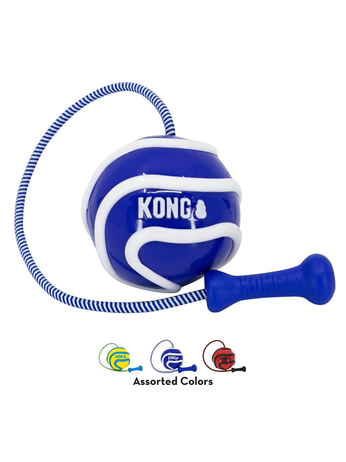 Kong Dog Toy Wavz Bunjiball Medium Assorted Colors (1-pack) - Hunde - 340871