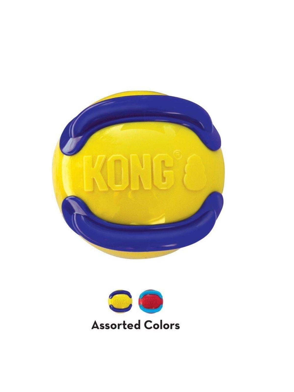 Kong Dog Toy Jaxx Brights Ball Assorted Colors Medium 6cm - Hunde - 341041