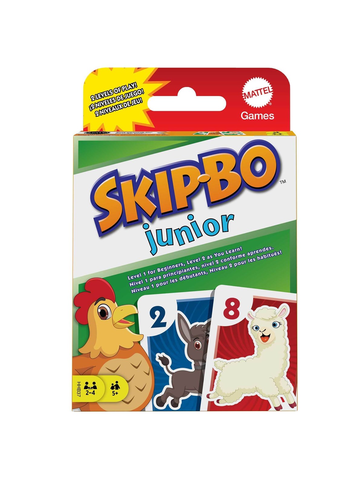 Mattel Skip-bo Junior Card Game - Brettspiele - Hhb37