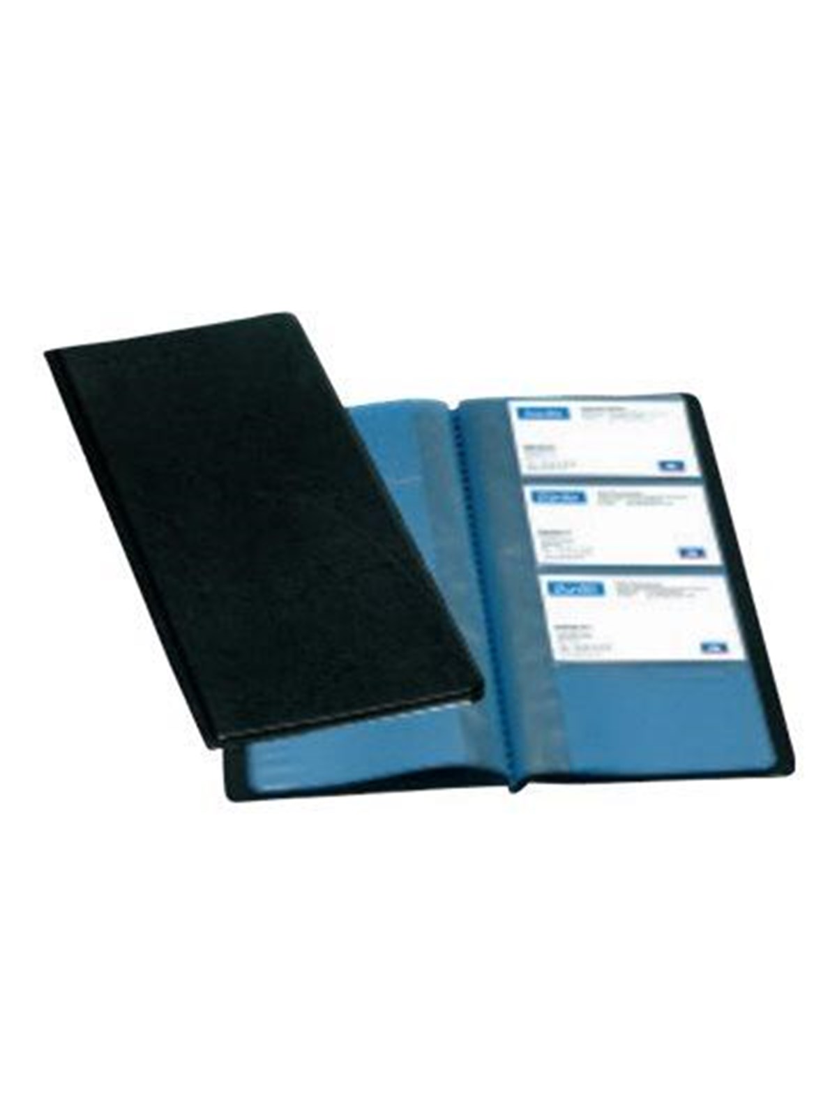 Bantex Elba Standard - Business Card Book - For 58 x 86 mm - Capacity: 96 Cards - Black (Pack of 12) - Taschen Umschlaege Und Register - 100206512