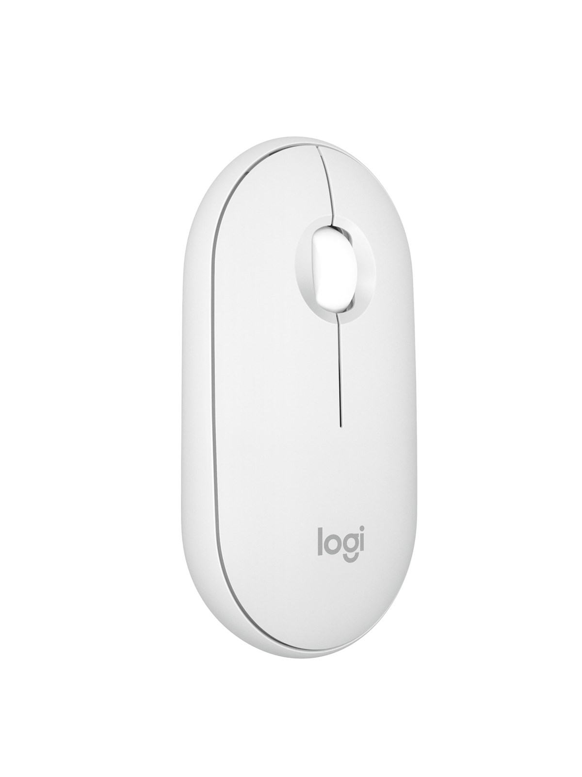 Logitech Pebble Mouse 2 M350s Wireless - Tonal White - Maus (Weiß) - 910-007013