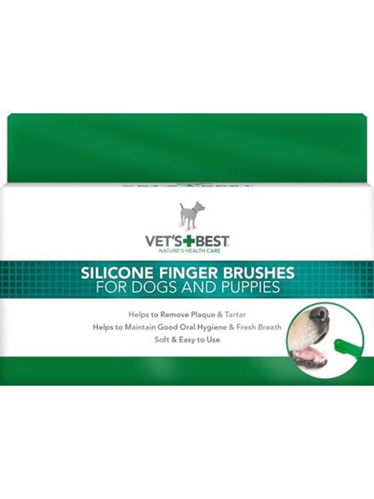 Vets Best Finger Brush 5 Pcs. - Hunde - H03835
