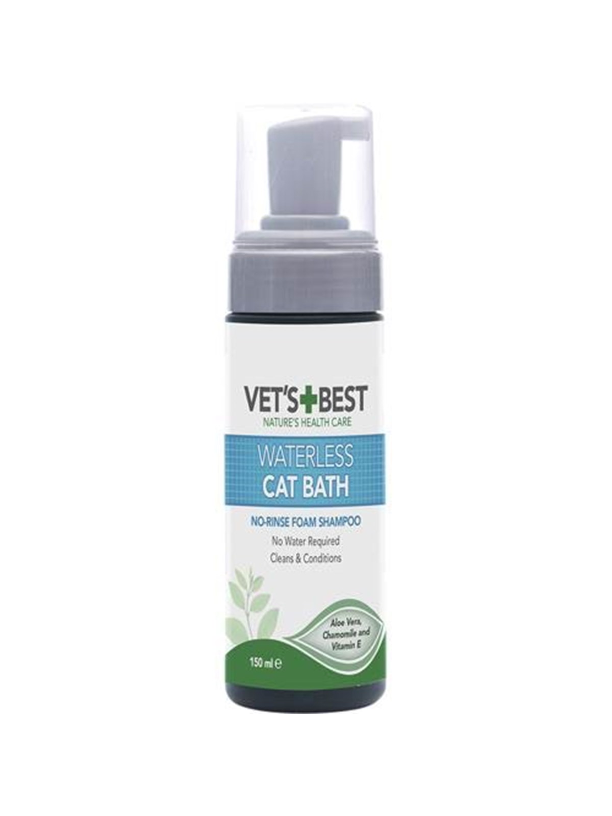 Vets Best Wasserloser Katzen-badeschaum Shampoo 150ml - K01114
