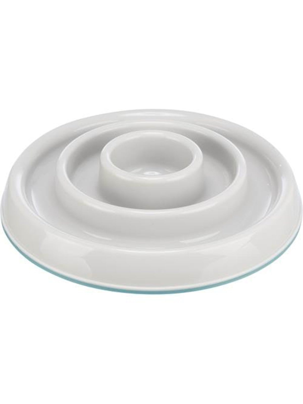 Trixie Slow Feeding Bowl Plastic/tpr 0.45 L/ø 23 cm Grey - Hunde - Tx25029