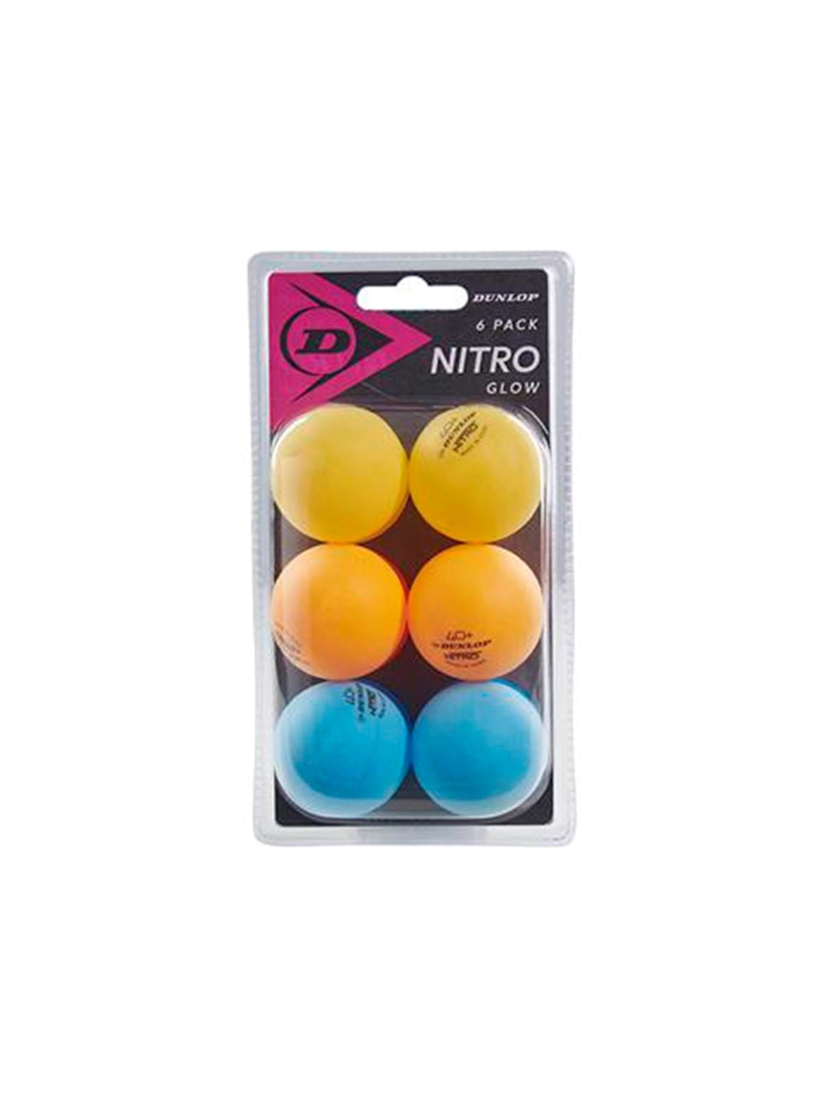 Dunlop Nitro Glow 40+ 6 Tabletennis Ball - Sport Fitness - Du679349ione Size