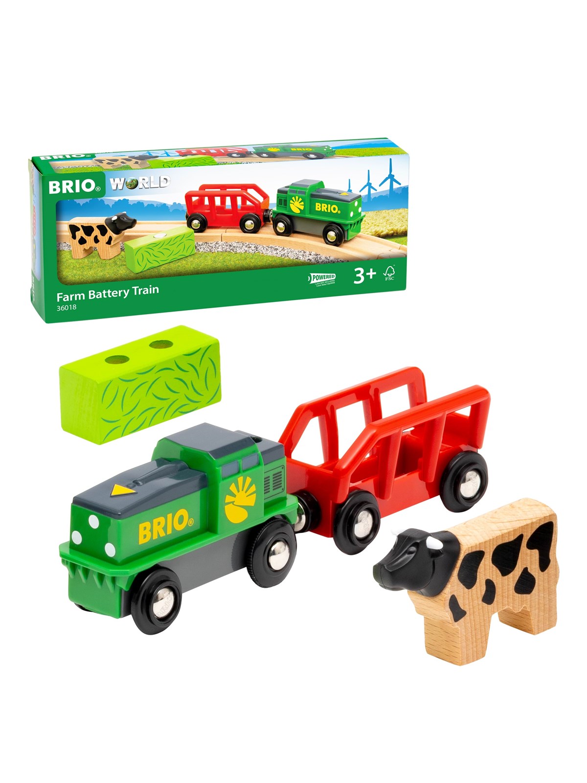 Brio Farm Battery Train - Brio Train - 36018