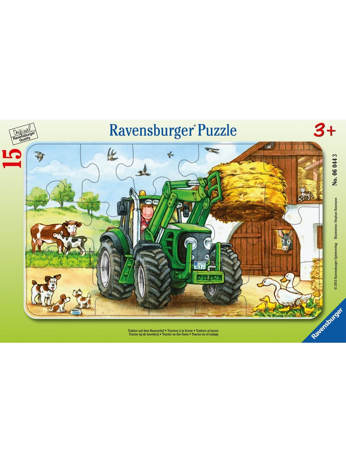 Ravensburger Tractor On The Farm 15p - Puzzle - 10106044