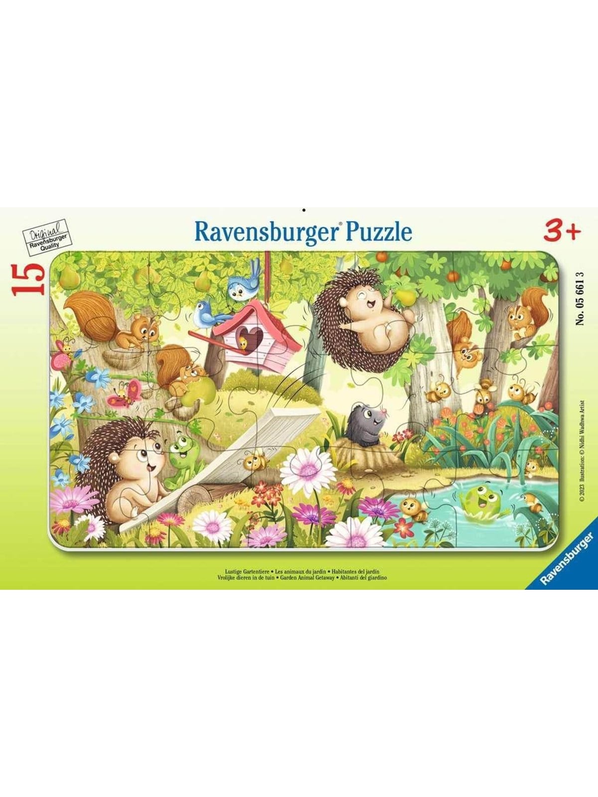 Ravensburger Funny Garden Animals (15) - Puzzle - 10105661