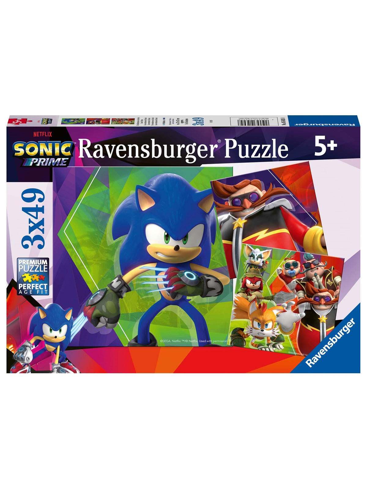 Ravensburger Sonic Prime 3x49p - Puzzle - 10105695