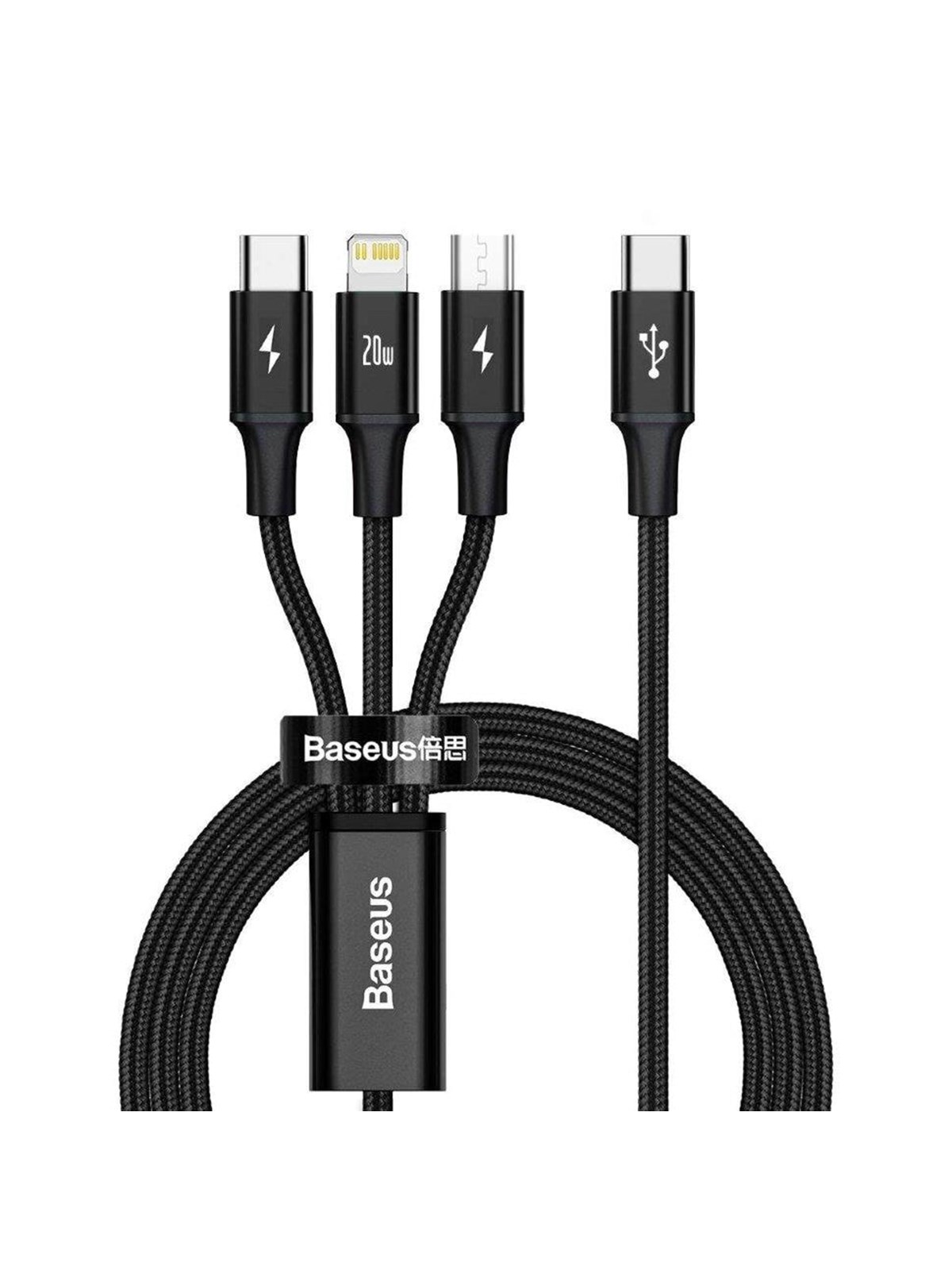 Baseus Rapid 3-in-1 Usb Cable - Usb Kabel - Camlt-sc01
