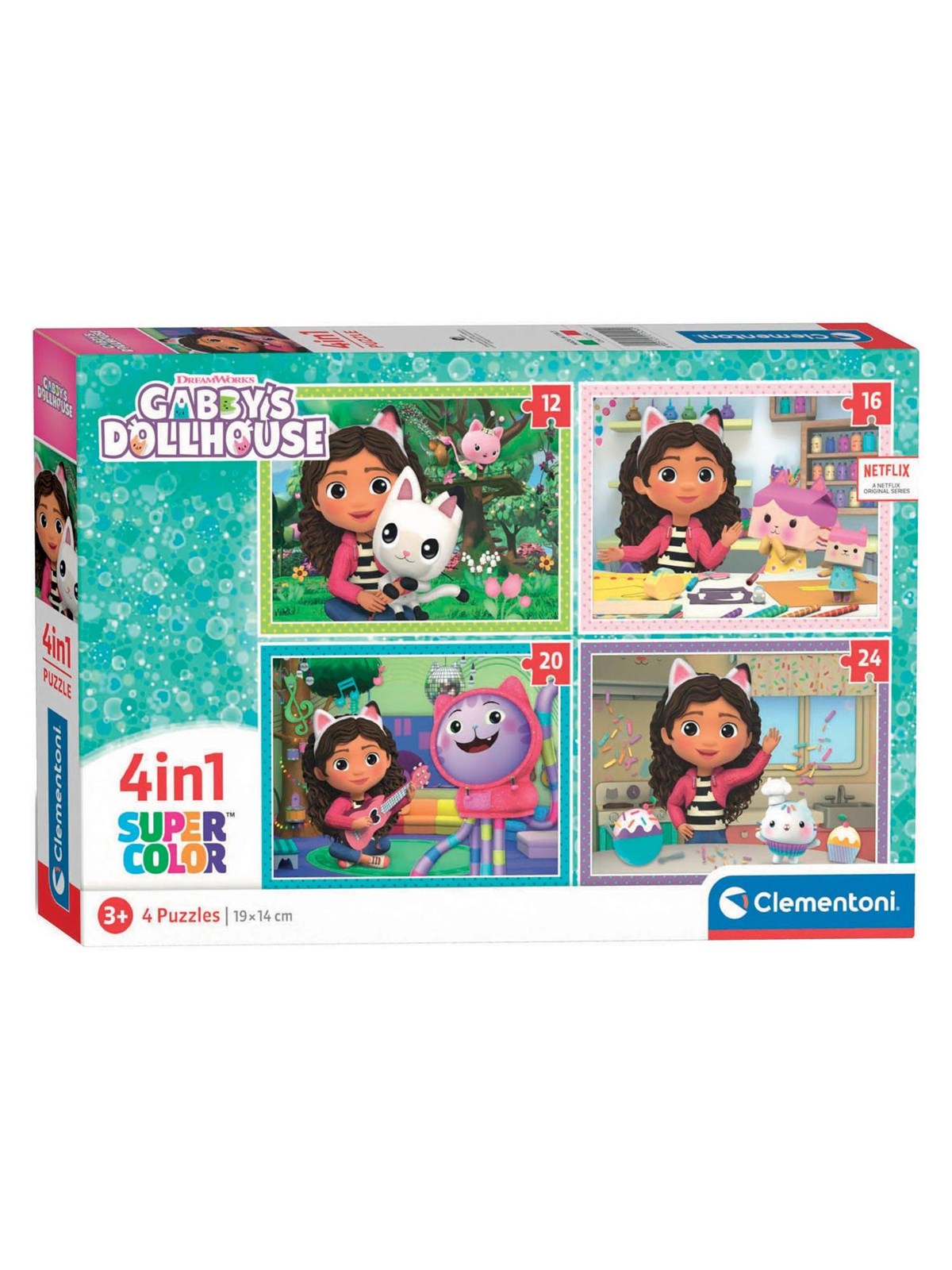 Gabby's Dollhouse 4in1 Puzzle Boden - 21524