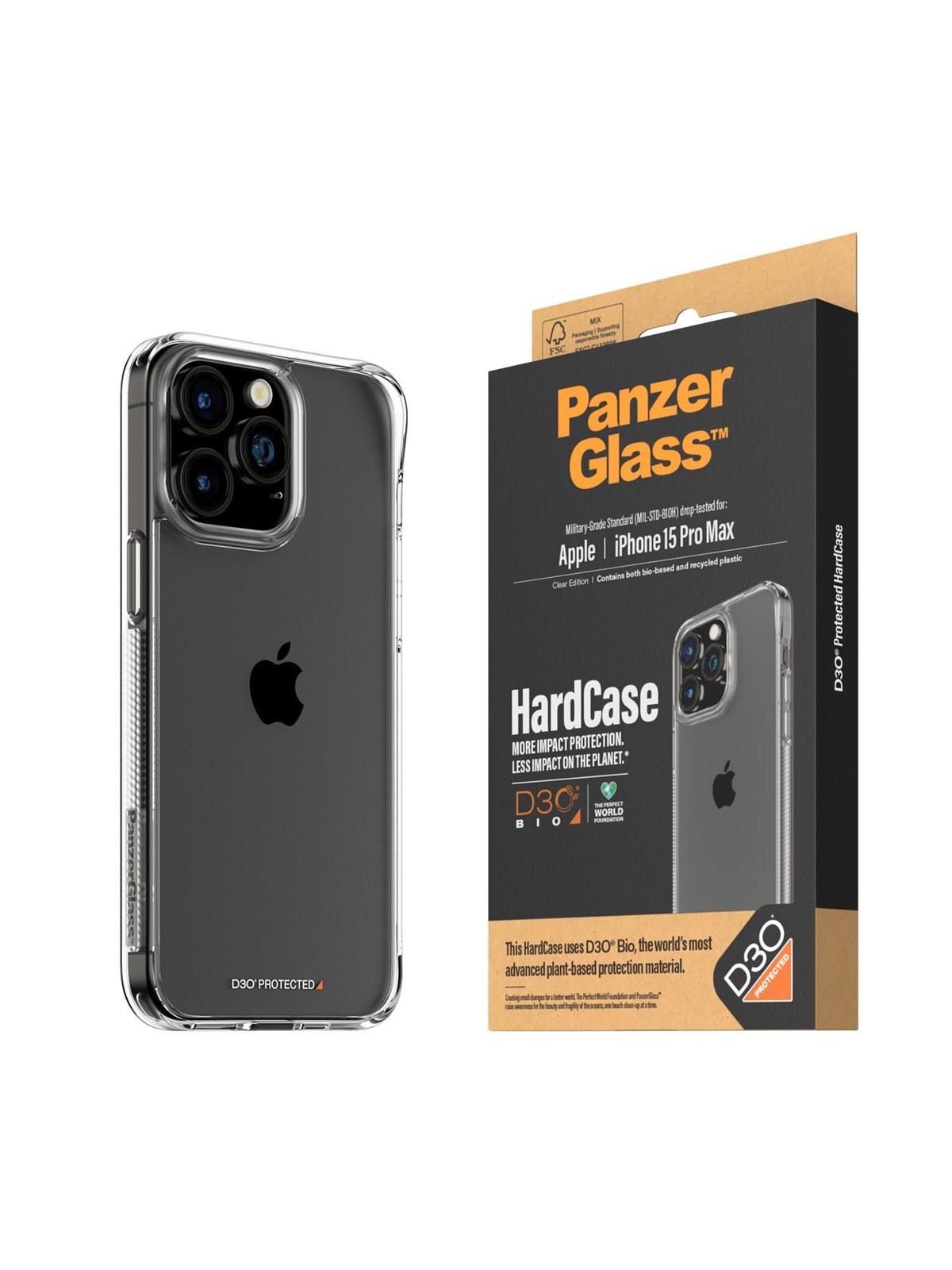 Panzerglass Hardcase With D3o Iphone 15 Pro Max - Handys Cover Cases - Panzer1175