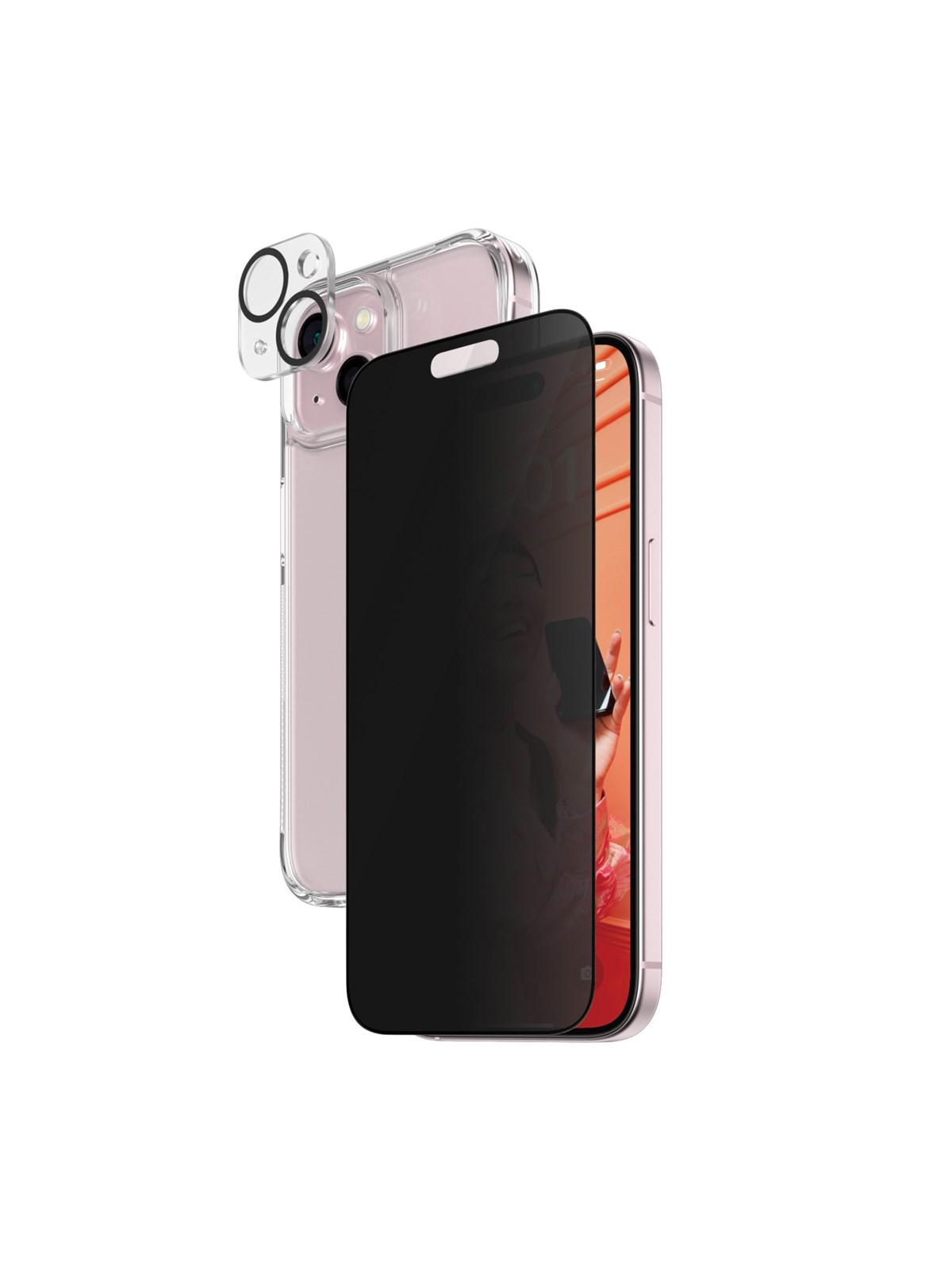 Panzerglass Privacy 3-in-1 Pack Iphone 15 - Handys Schutzfolie - Panzerb1172+P2809