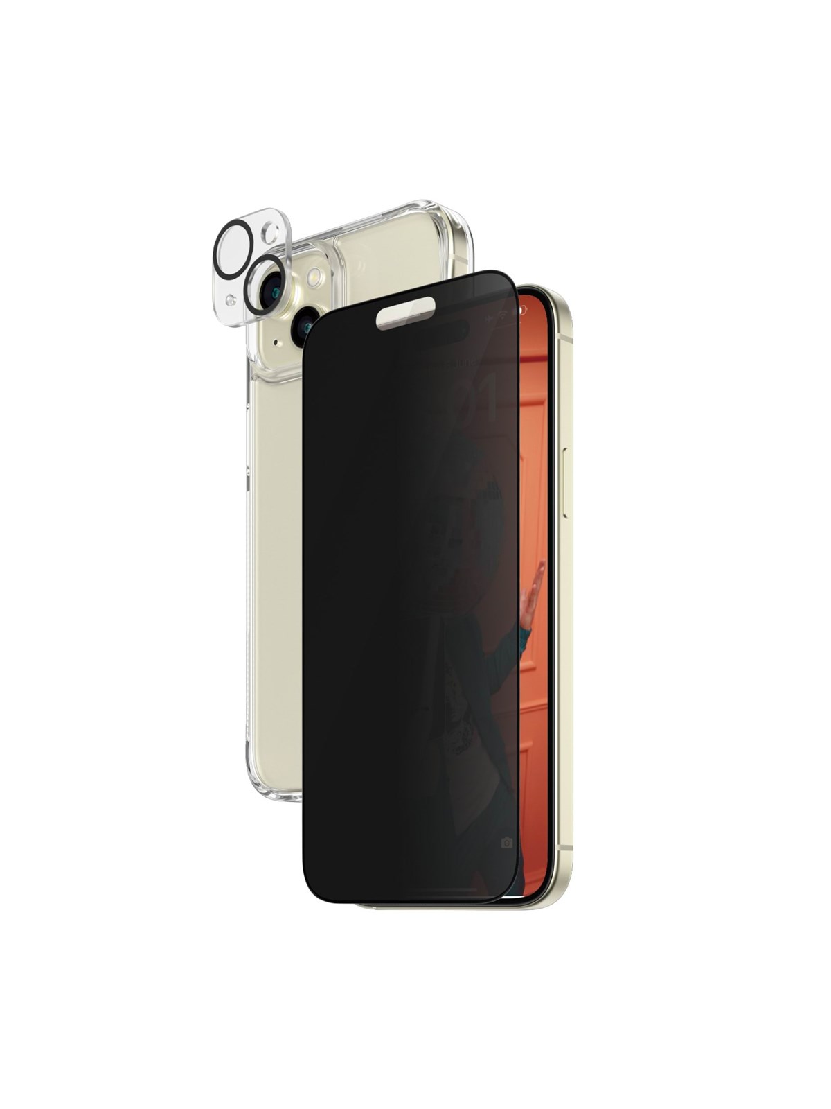 Panzerglass Privacy 3-in-1 Pack Iphone 15 Plus - Handys Schutzfolie - Panzerb1174+P2811
