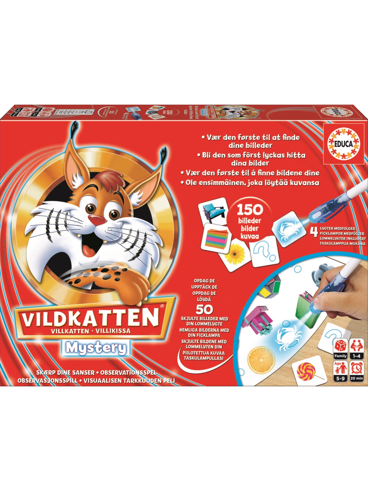 Vildkatten Mystery 150 Pieces - Brettspiele - 78-19603