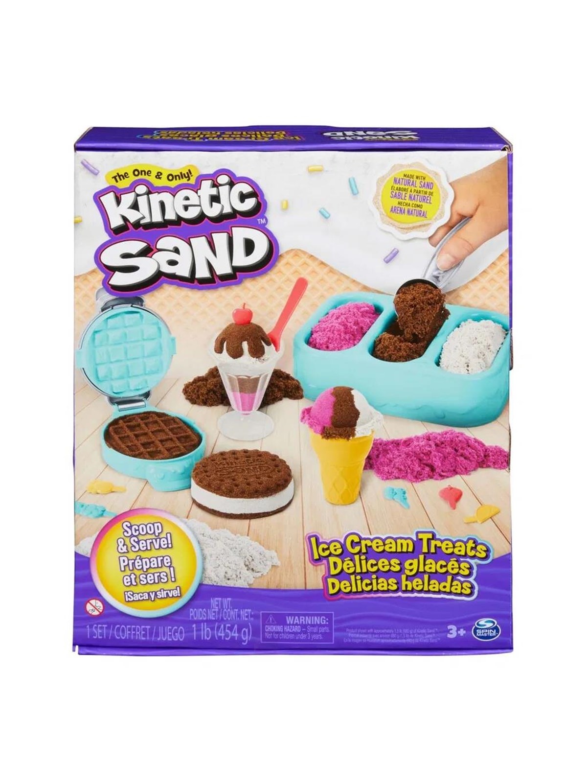 Kinetic Sand Ice Cream Treats - Kreativ Spiele - 6068200