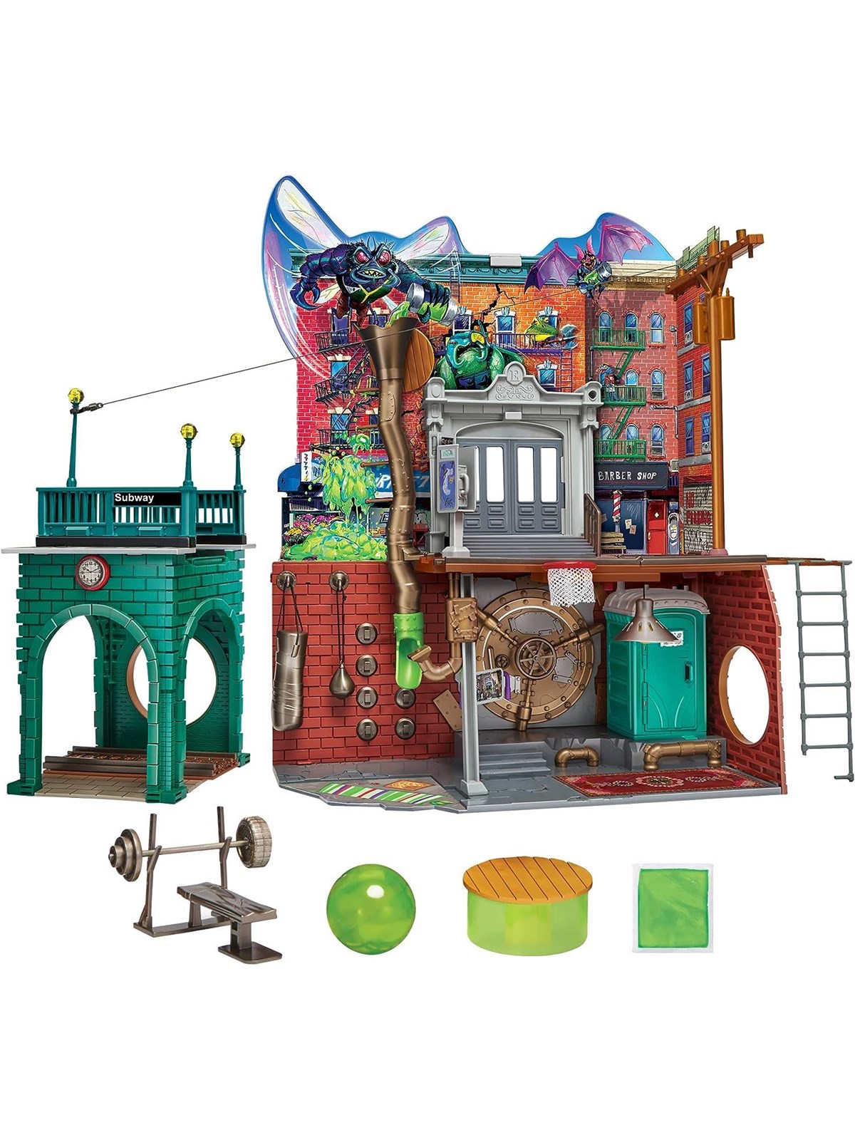 Playmates Toys Mutant Mayhem Large Playset Sewer Lair Dlx - Figuren - 46-83478