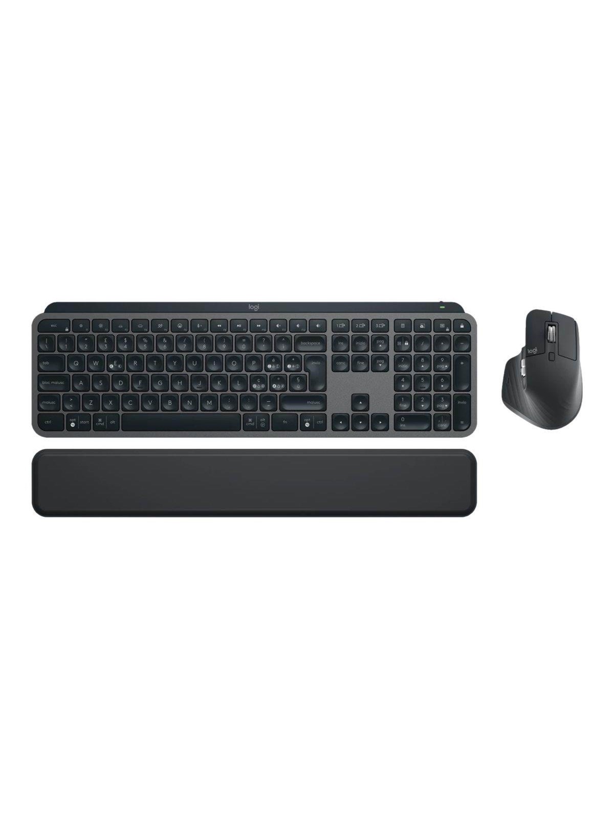Logitech MX Keys S Combo Graphite - US - Tastaturen - Englisch (US) - Grau - 920-011614